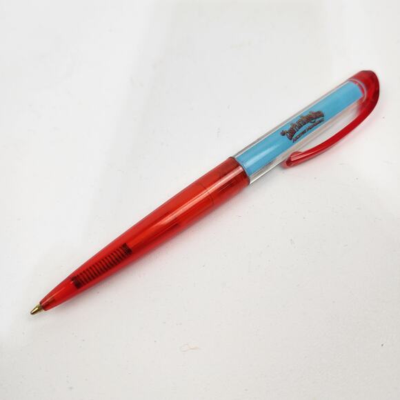 Floaty Ballpoint Pen Great Platte River Road Archway Monument Covered Wagons - Picture 1 of 4